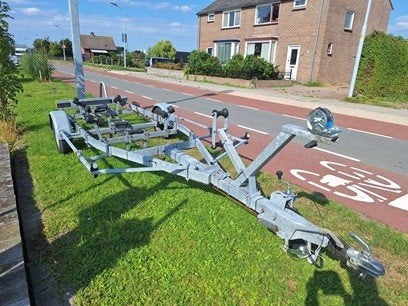 Kanteltrailer Kalf voor boot tot 1000 kg., Ophalen, Minder dan 1500 kg, Gebruikt, Overige typen