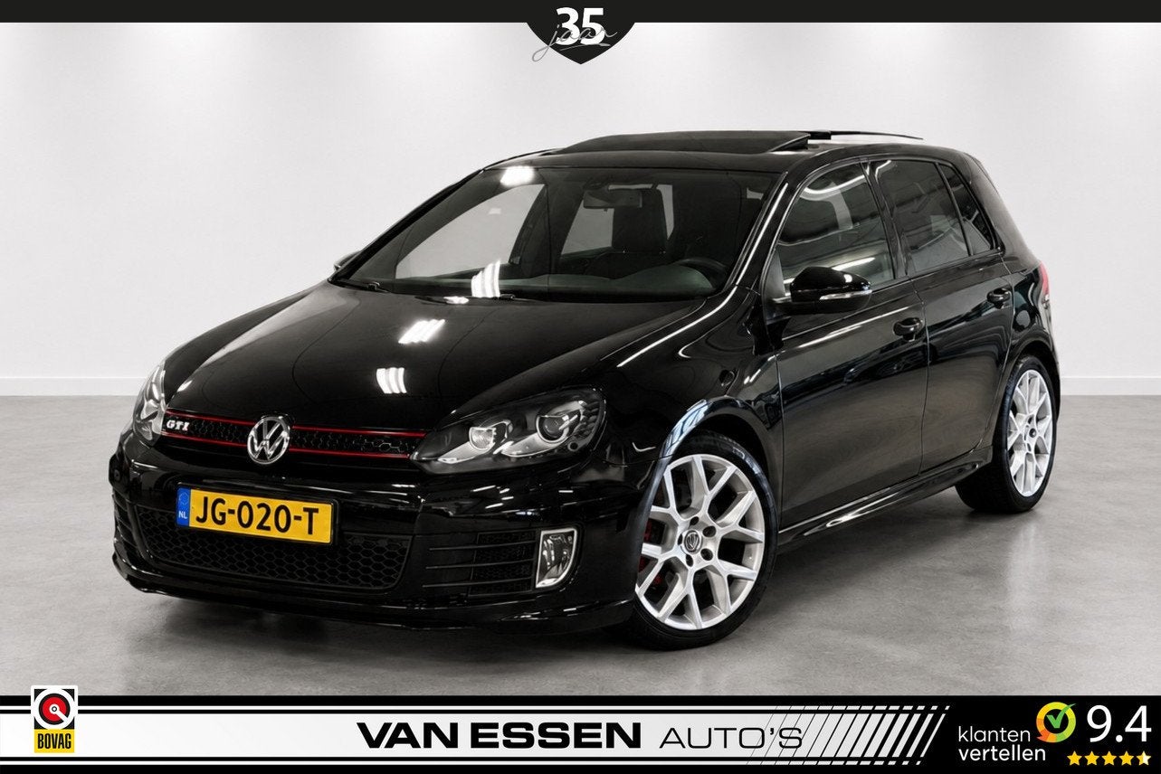 Volkswagen Golf 2.0 GTI Edition 35 Pano Navigatie Stoelverw., Auto's, Volkswagen, Euro 5, Gebruikt, 1984 cc, Zwart