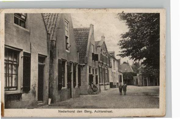 Nederhorst den berg Achterstraat, Ophalen of Verzenden, 1920 tot 1940, Ongelopen, Noord-Holland