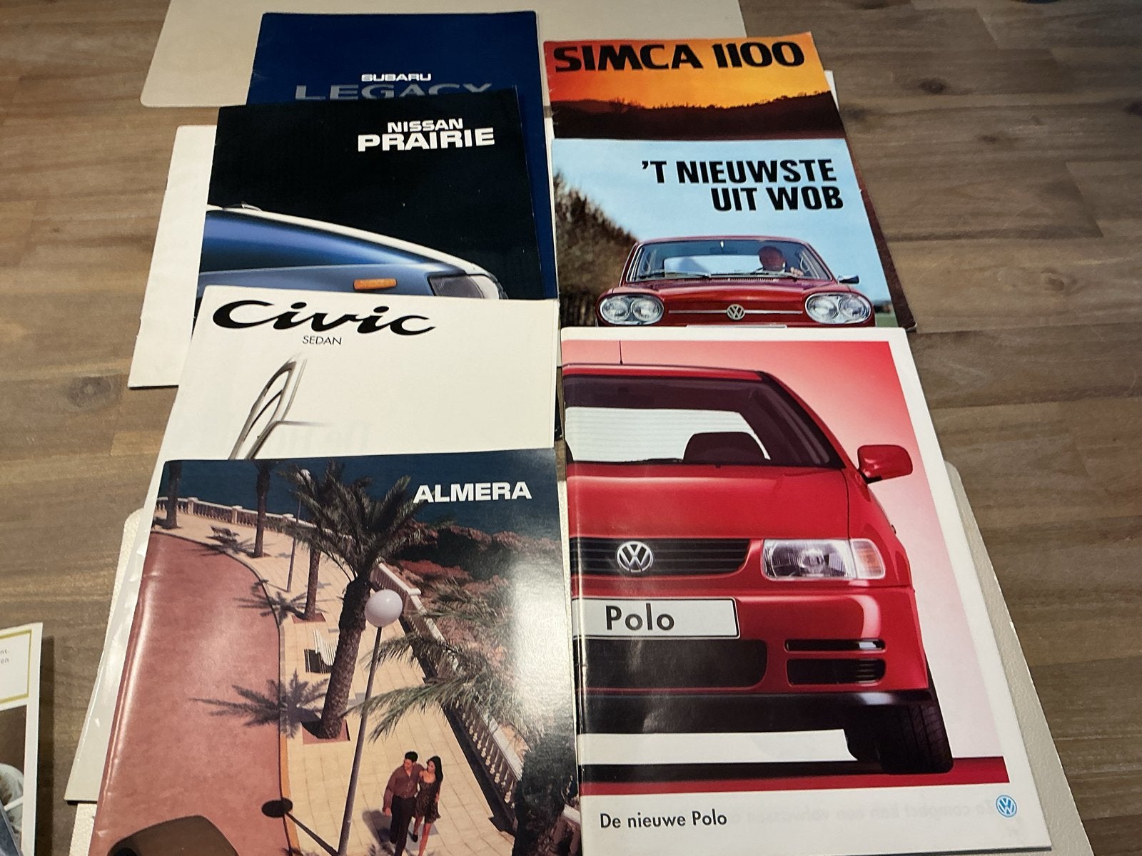 Grote collectie auto brochures - diverse merken en jaren, Ophalen, Gelezen, Overige merken