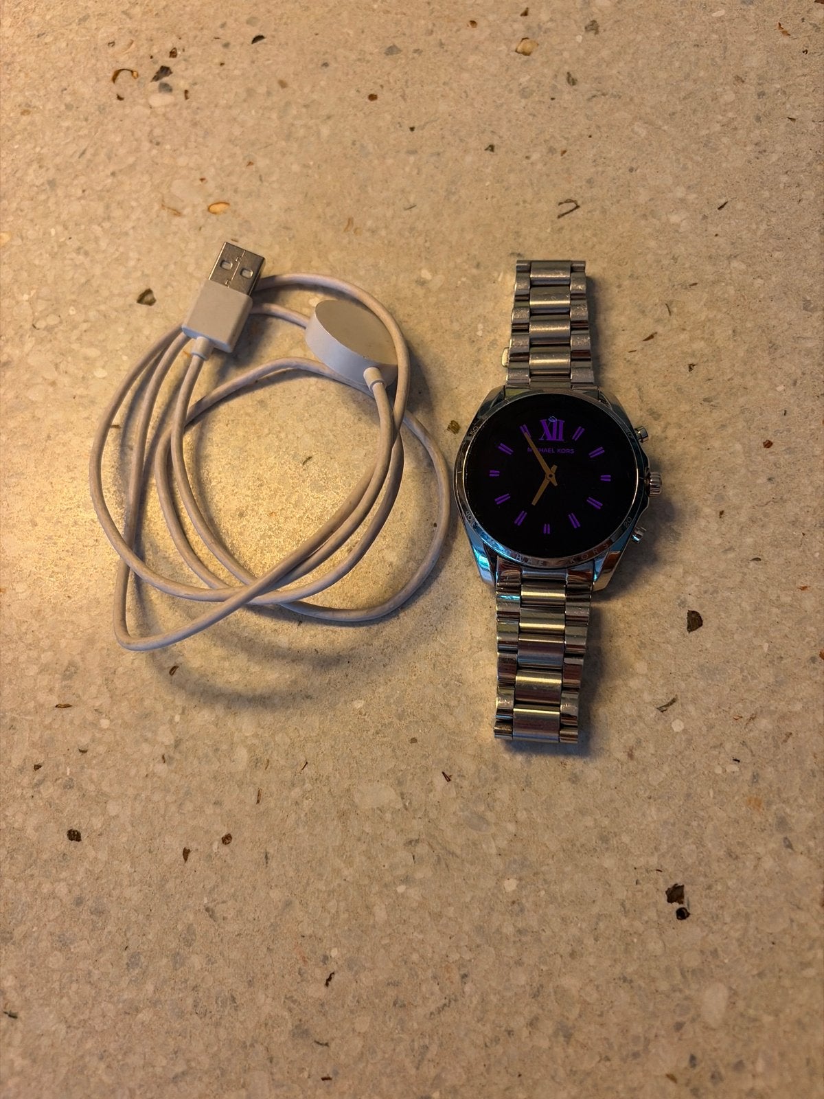 Michael Kors Access Gen 4 MKGO Smartwatch DW13M1 Zilver, Hartslag, Ophalen of Verzenden, Zo goed als nieuw, Waterdicht