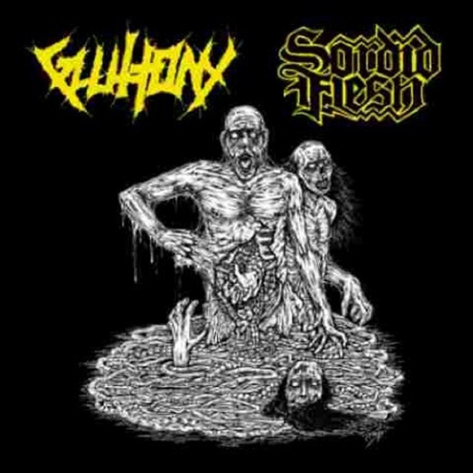 Gluttony / Sordid Flesh ‎– Gluttony / Sordid Flesh cd  nieuw, Death metal, Ophalen of Verzenden, Reissue, Nieuw in verpakking