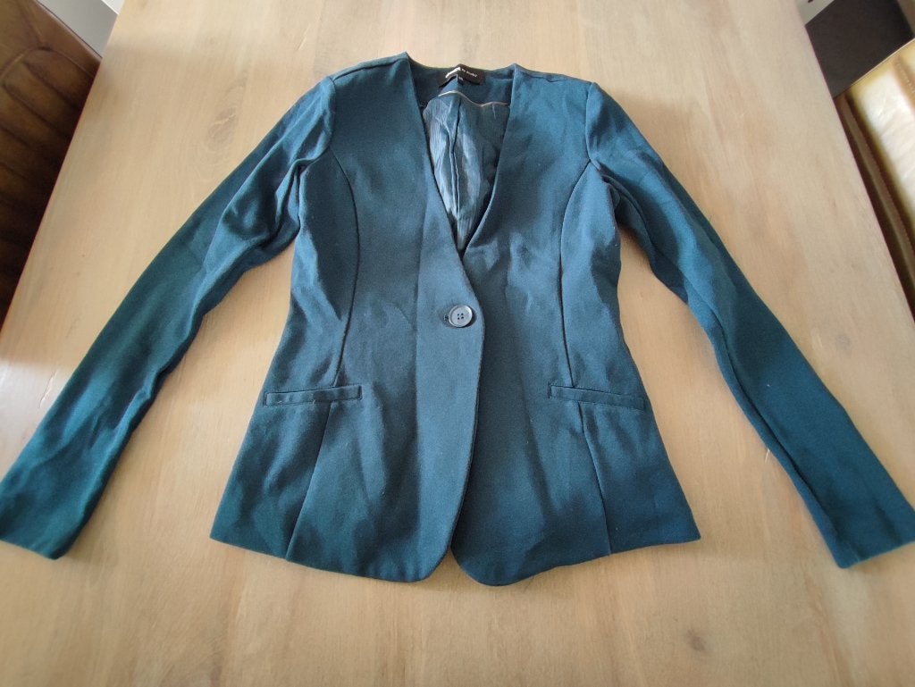 groen jasje van eksept by shoeby, maat xs, Ophalen of Verzenden, Zo goed als nieuw, Maat 34 (XS) of kleiner, Groen