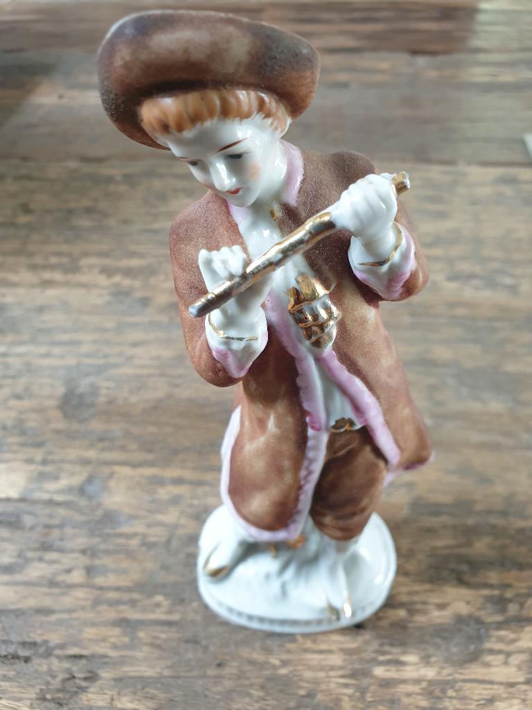 Antiek porseleinen beeldje, Ophalen of Verzenden