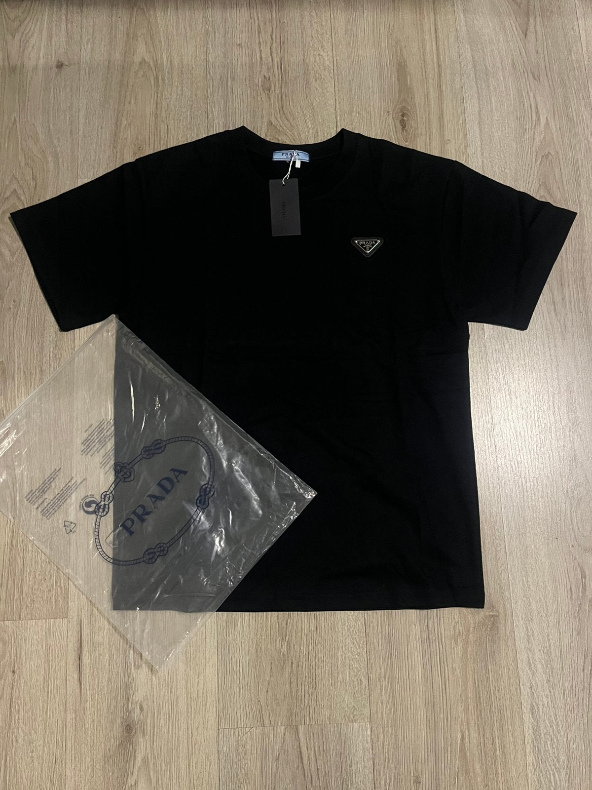 Prada T-shirt maat s, Kleding | Heren, Ophalen of Verzenden, Zo goed als nieuw, Zwart