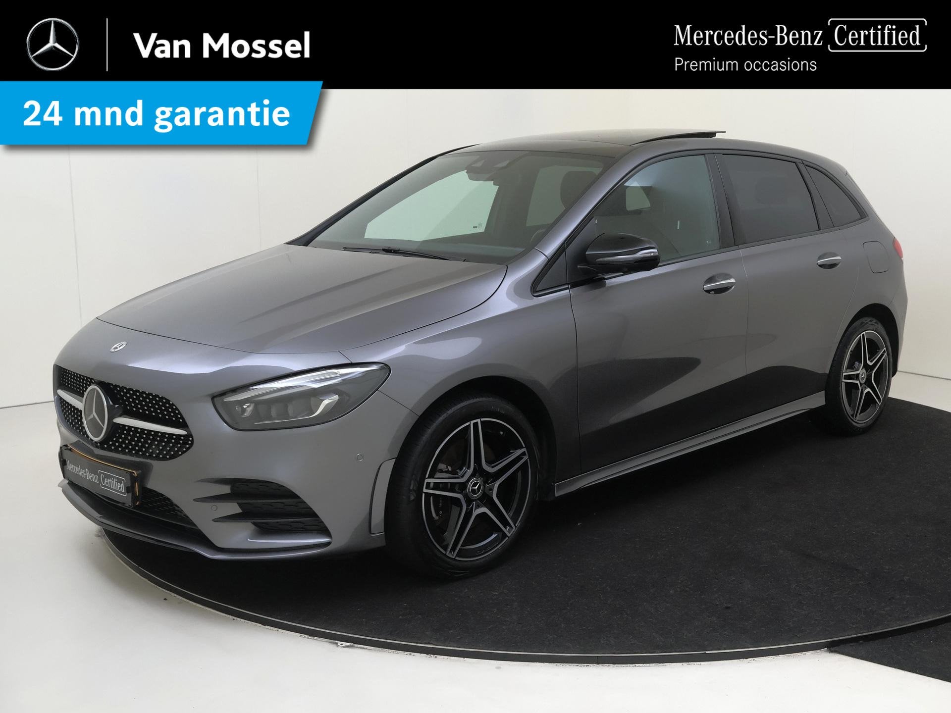 Mercedes-Benz B-klasse 250e Business Solution AMG-Line / Pan, Gebruikt, 4 cilinders, 16 kWh, Leder en Stof