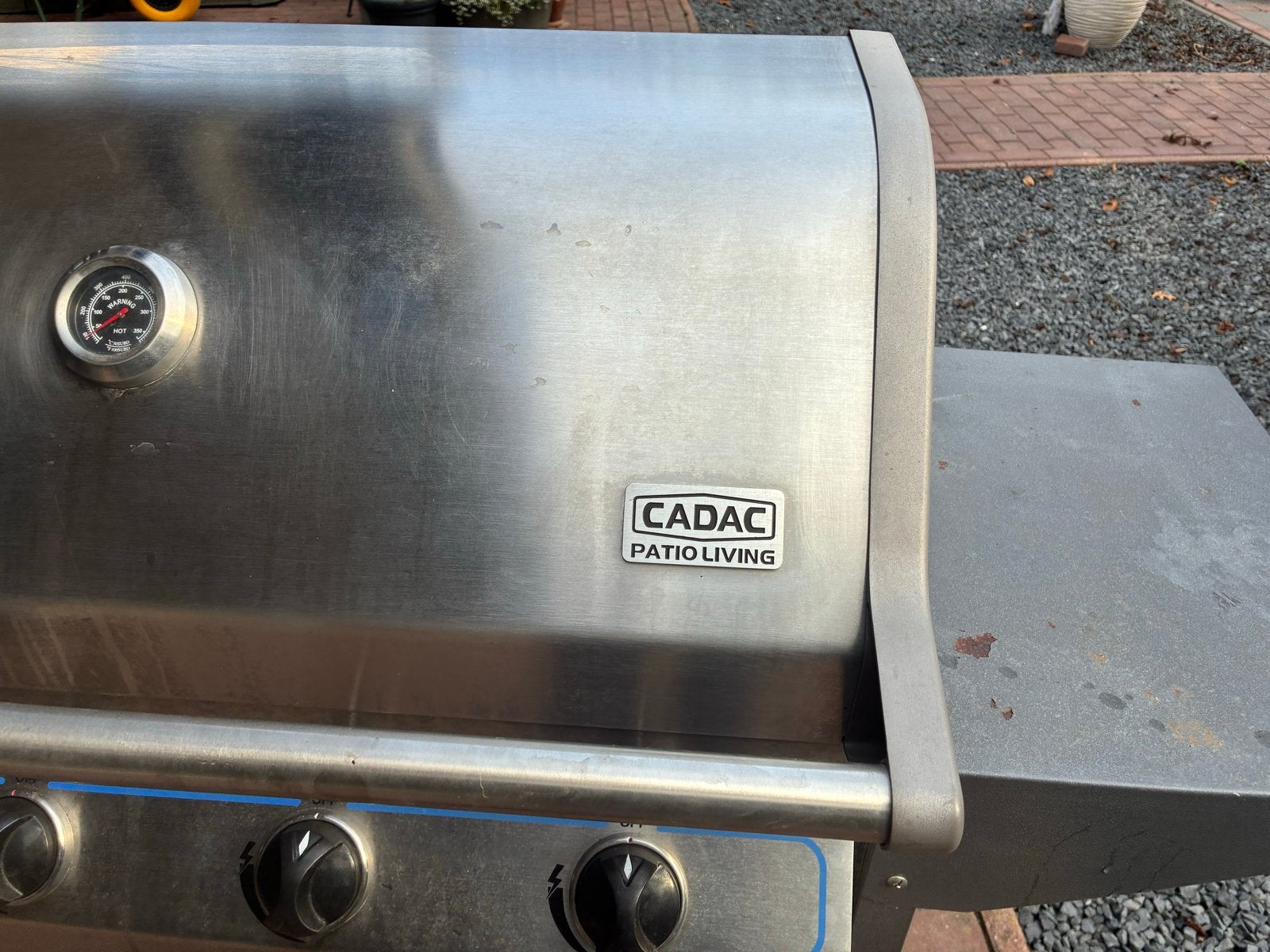 Cadac Patio Living Gasbarbecue met zijbrander, Ophalen, Gebruikt