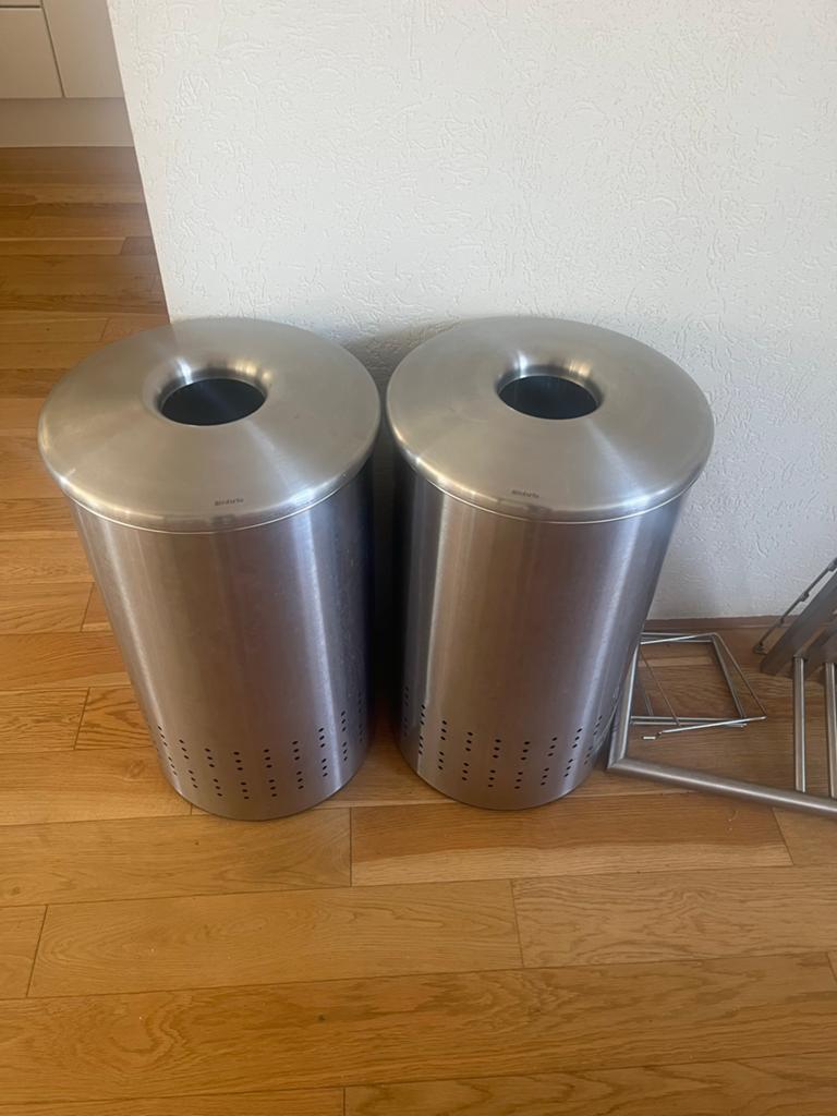 Brabantia wasmand (nog 1 beschikbaar!)- RVS, Ophalen, Gebruikt