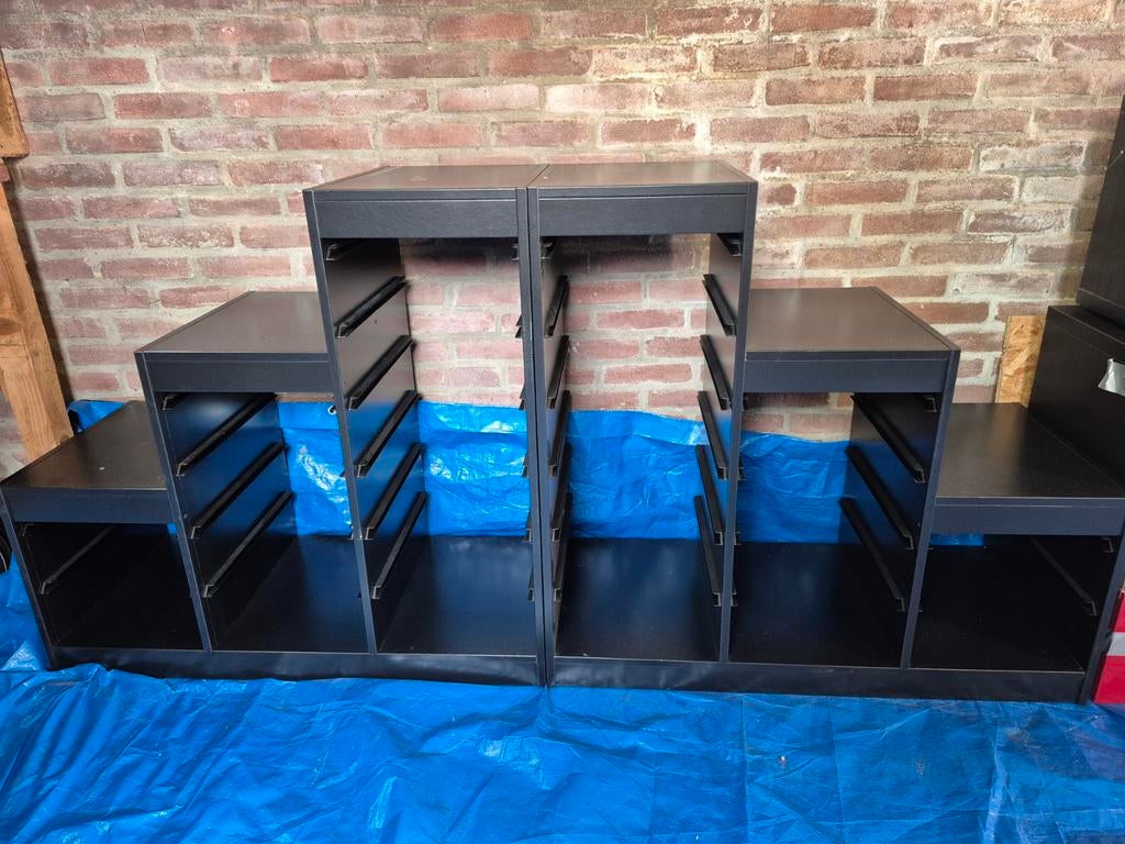 IKEA kasten met bakken, ideaal voor speelkamer, Ophalen, Gebruikt