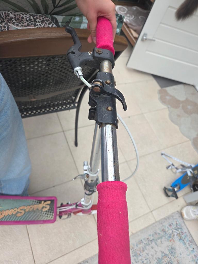 Verstelbare Space Scooter - Gebruikt maar functioneel, Fietsen en Brommers, Steps, Gebruikt, Gewone step, Ophalen