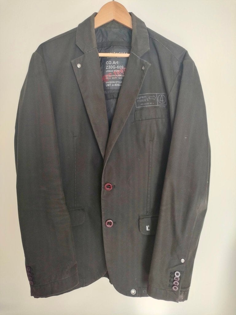 Esprit heren colbert zwart maat Large, Kleding | Heren, Maat 52/54 (L), Zwart, Ophalen of Verzenden, Zo goed als nieuw