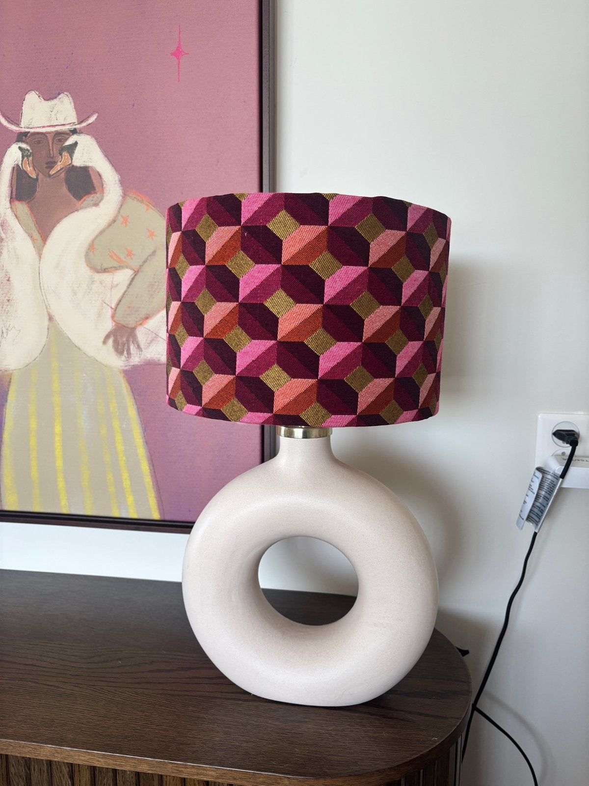 Diverse lampenkappen met unieke patronen en kleuren, Huis en Inrichting, Lampen | Lampenkappen, Rond, Nieuw, Textiel, Meerkleurig