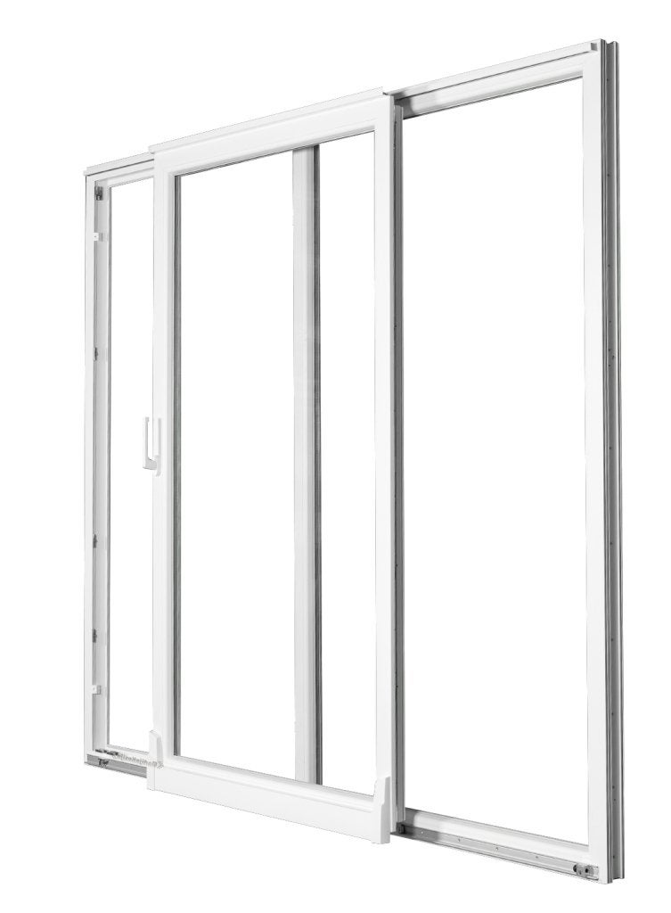 Kiepschuifpui L | Kunststof | 250 X 215 Cm | Wit | HR++ Glas, Niet ingevuld, Kunststof, Niet ingevuld, Nieuw
