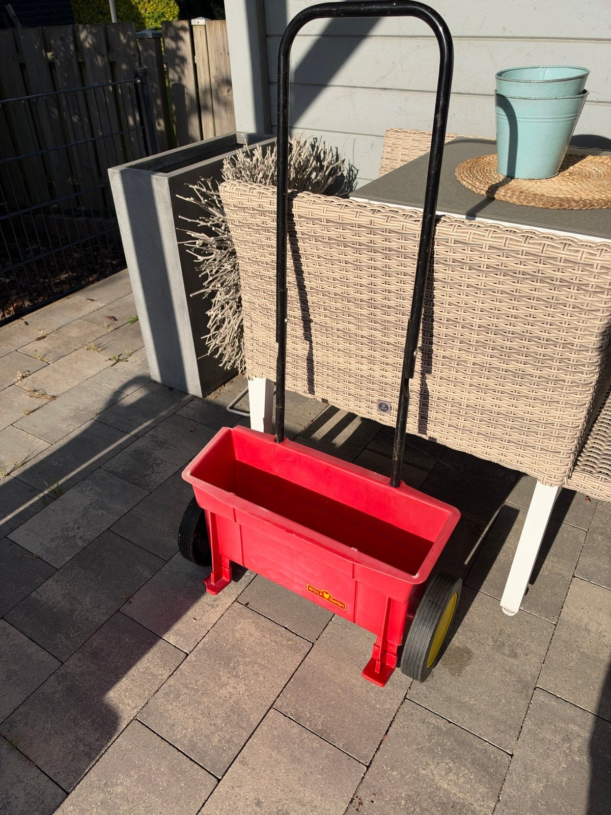 Wolf Garten WE 252 Strooiwagen, Ophalen, Gebruikt