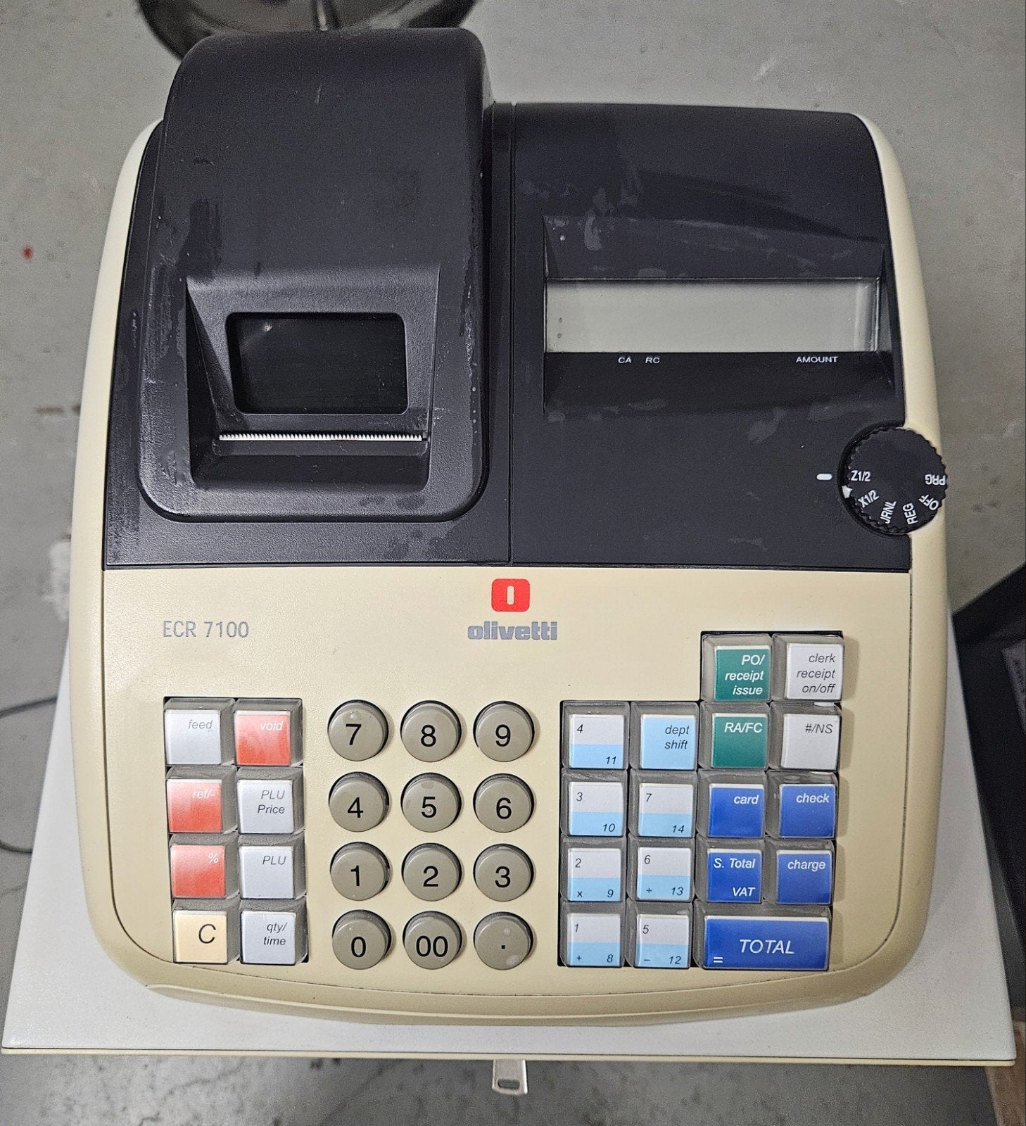 Olivetti ECR 7100 Kassa - Functioneel en Compact, Ophalen of Verzenden