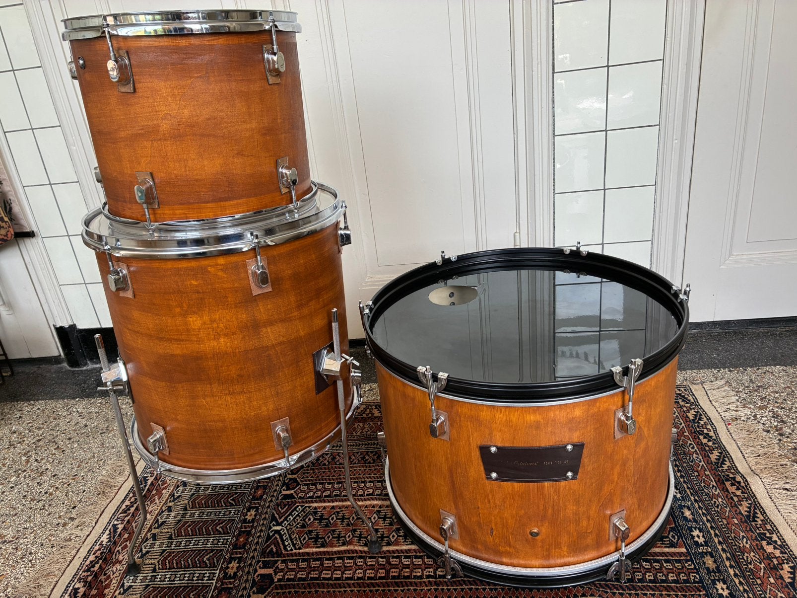 Customized Drumstel Shell Set, Kick 22” Tom 13” Floortom 16”, Gebruikt, Nvt, Nvt, Nvt