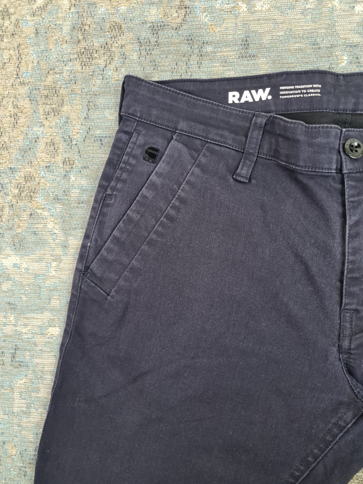 G-Star BRONSON Skinny Chino W33 L32 STRETCH Blue Bronno3332, https://www.g-star.com/nl_nl/customer-service, Ophalen of Verzenden