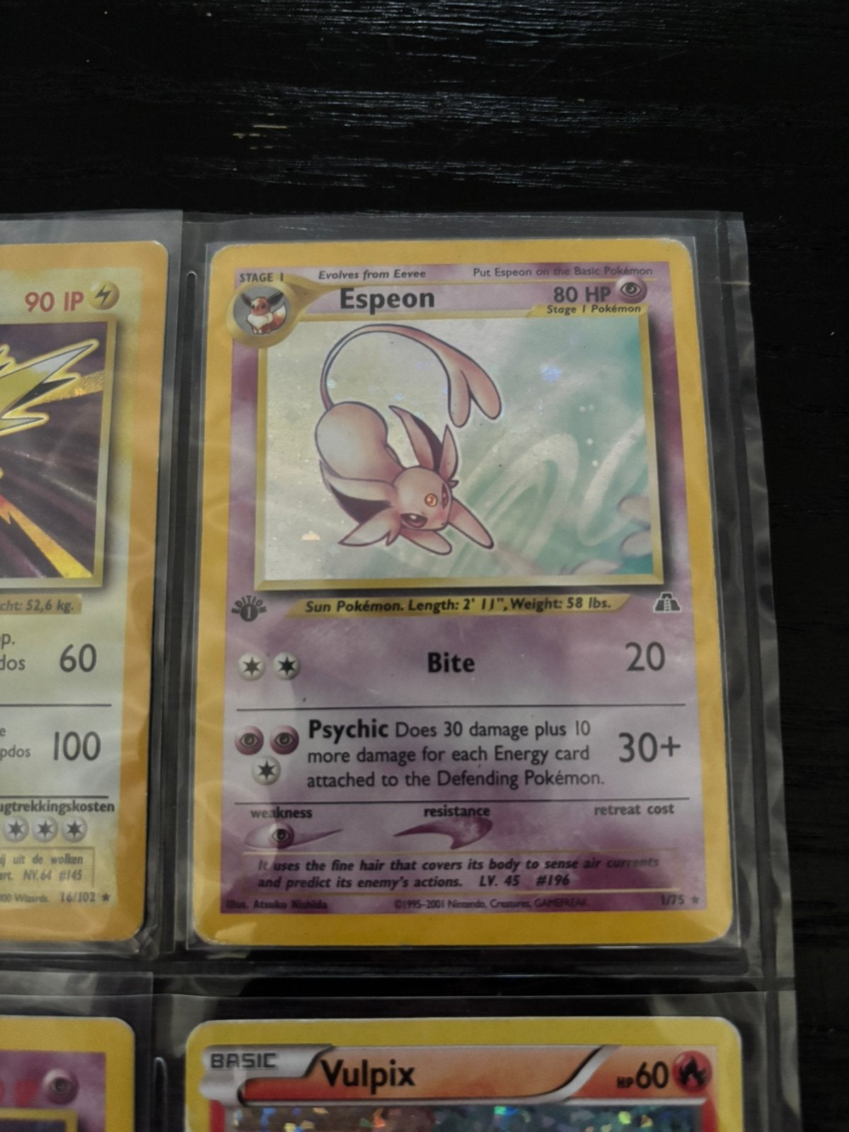9 zeldzame vintage pokemon kaarten, Hobby en Vrije tijd, Verzamelkaartspellen | Pokémon, Ophalen of Verzenden, Zo goed als nieuw
