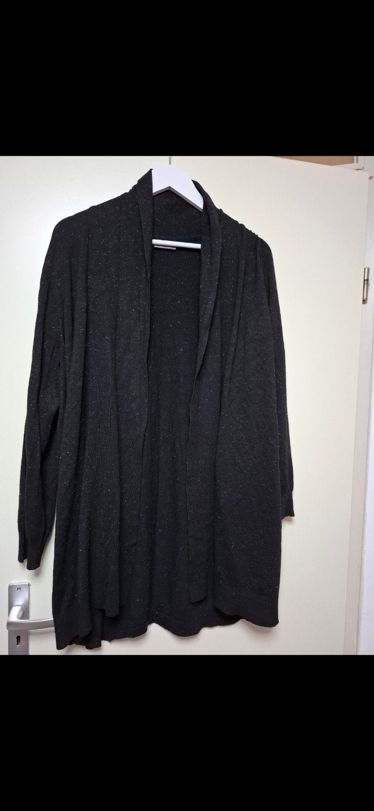 vrouwe jas, Kleding | Dames, Grote Maten, Ophalen of Verzenden, Zo goed als nieuw, Zwart, Jas of Mantel