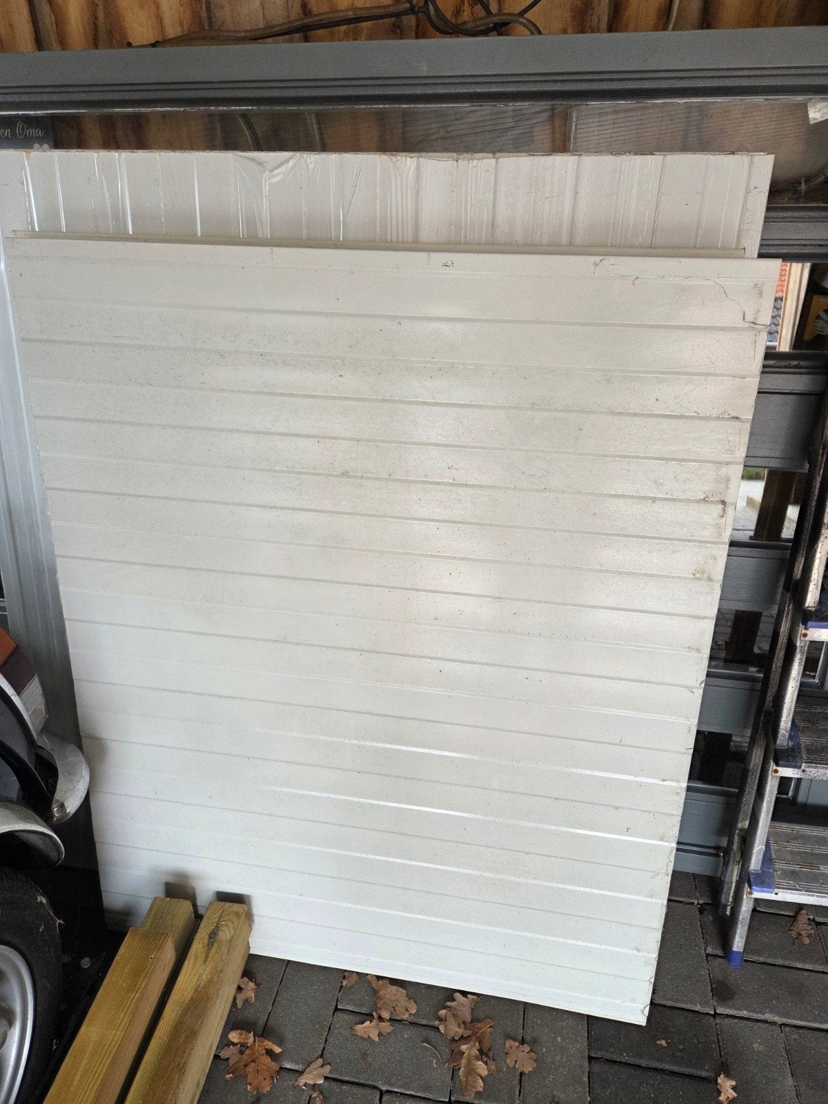 Wandpanelen voor iets te bouwen bij huis of schuurtje te iso, Ophalen, Wit, Minder dan 100 cm, Minder dan 100 cm