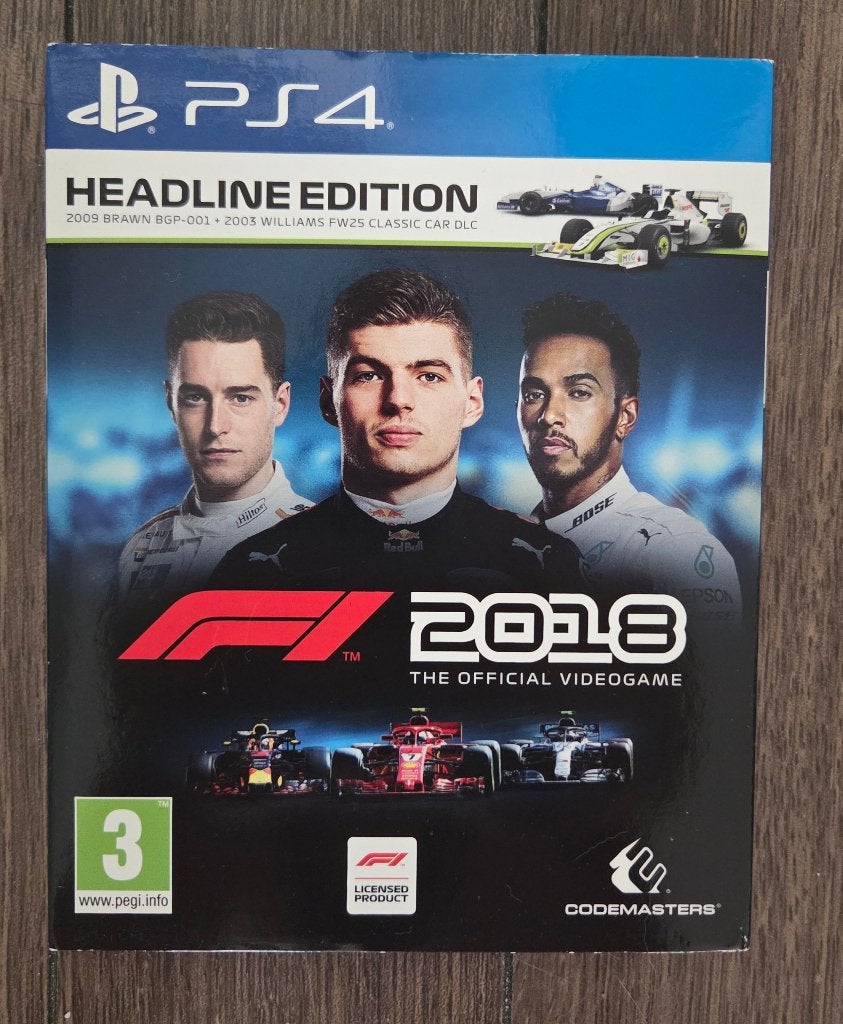 F1 2018 Headline Edition PS4, 1 speler, Racen en Vliegen, Ophalen of Verzenden, Zo goed als nieuw
