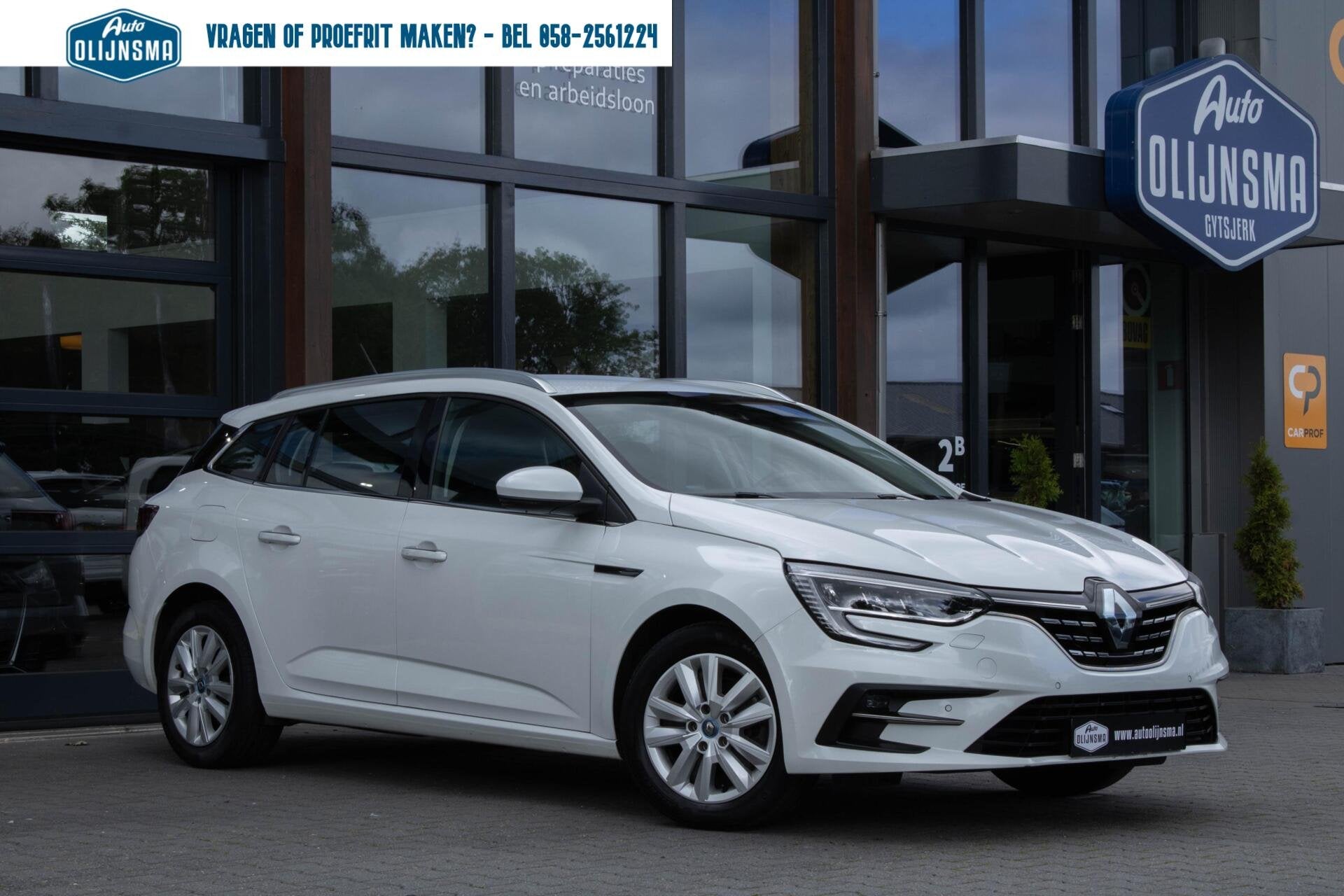 Renault Megane Estate 1.6 E-Tech Plug-In Hybrid 160 Zen|Stoe, Auto's, Renault, Gebruikt, 4 cilinders, Wit, Plug-in hybride