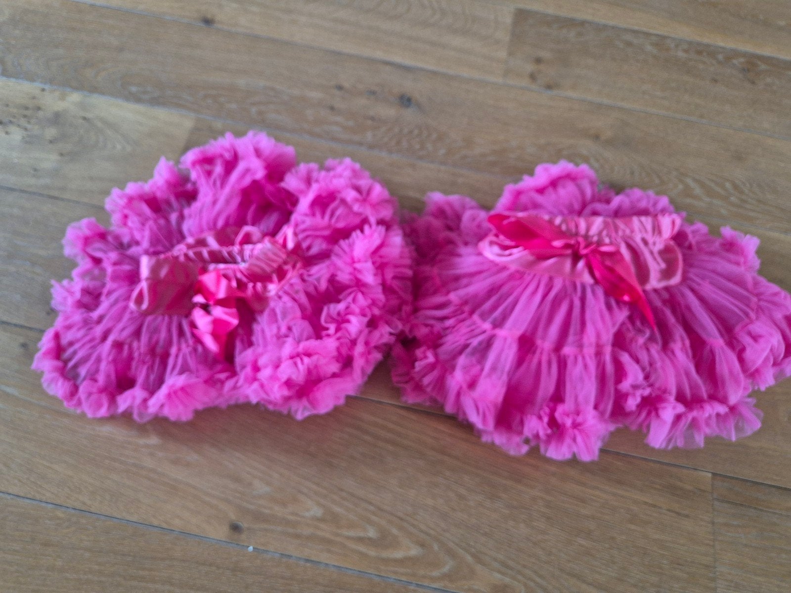 2 Roze Tule Rokjes Maat 80 & 100 - Cakesmash Fotoshoot, Kinderen en Baby's, Ophalen of Verzenden, Zo goed als nieuw, Meisje