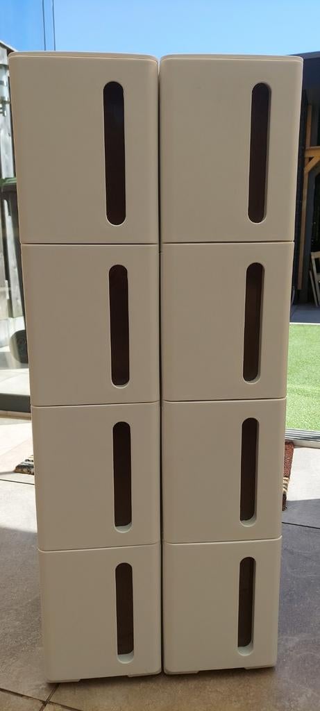 Smal badkamer kastje - trolley met 4 lades, 2 stuks, Ophalen, Zo goed als nieuw