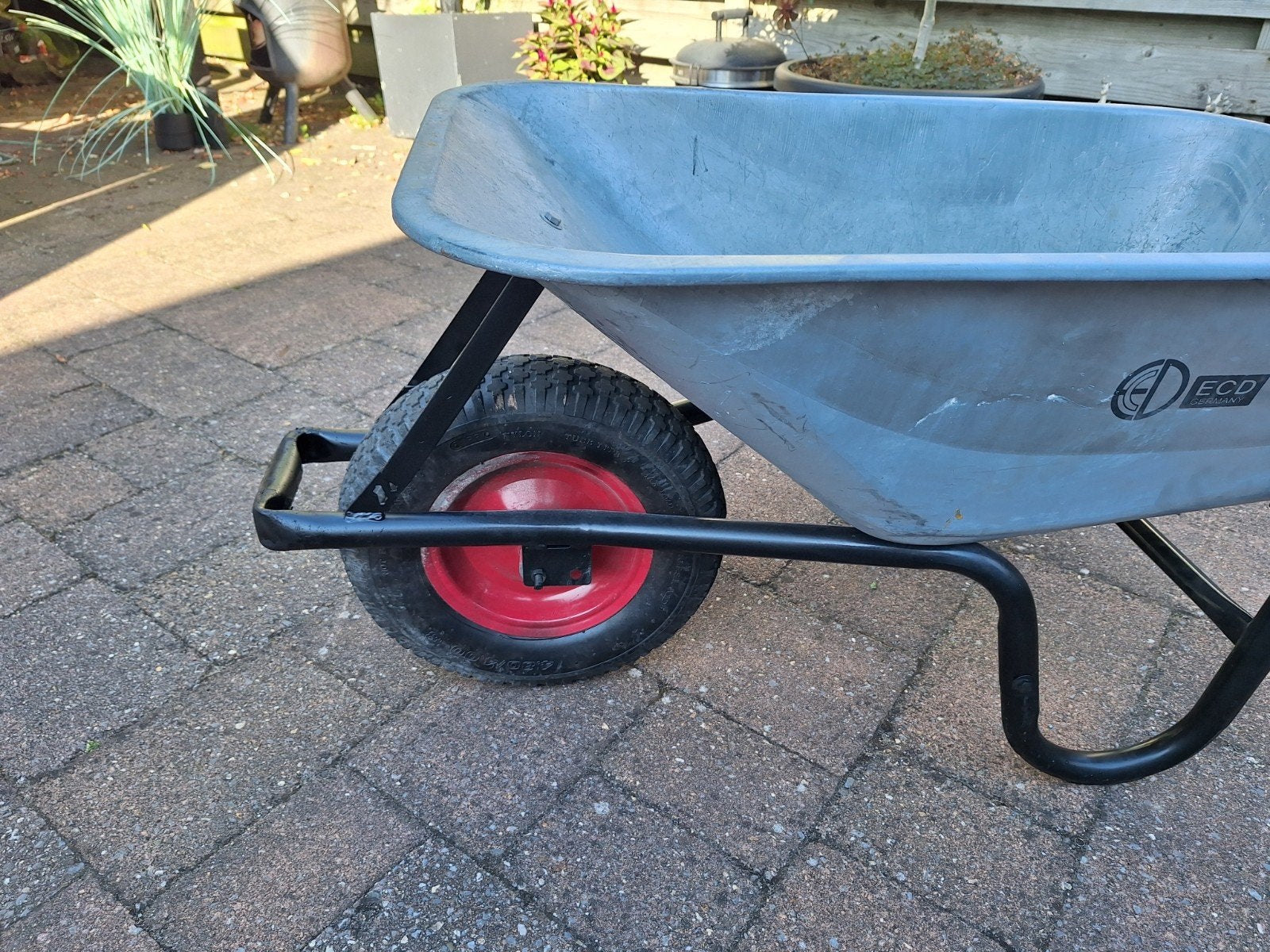 Gebruikte kruiwagen met goede harde band, Ophalen of Verzenden, Gebruikt, Handmatig, Eenwielig