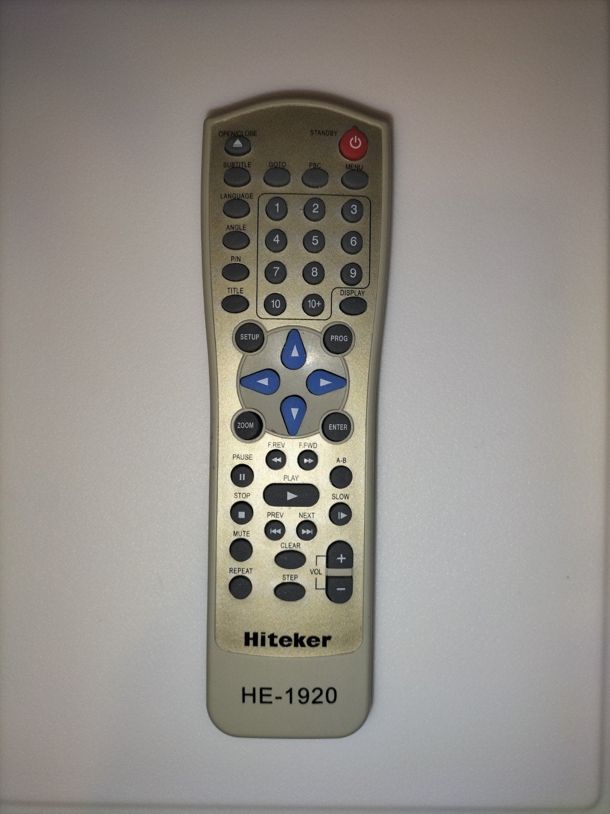 Originele Hiteker HE-1920 Afstandsbediening voor DVD-speler, Ophalen of Verzenden, Dvd