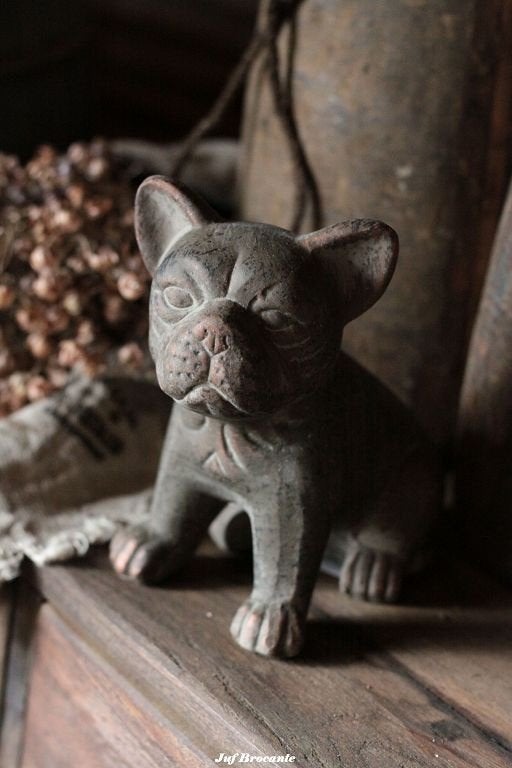 Hond Pugsy bruin, Www.jufbrocante.nl, Www.jufbrocante.nl, Nieuw, Ophalen of Verzenden