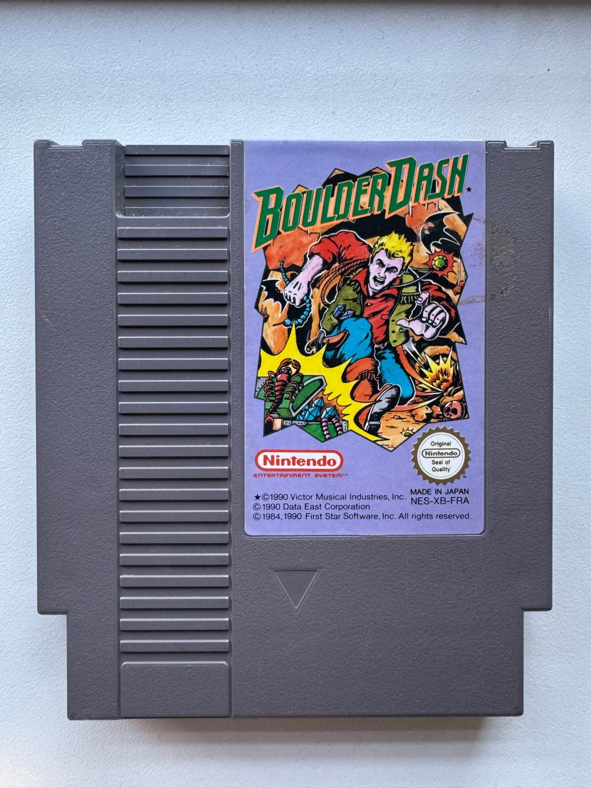 Boulder Dash NES Nintendo Entertainment System, Puzzel en Educatief, Gebruikt, 1 speler, Ophalen of Verzenden