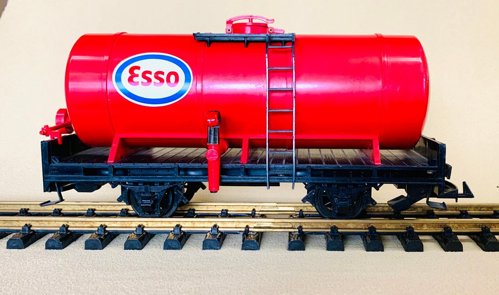 LGB TANK WAGON ESSO, Gebruikt, Gelijkstroom, Wagon, Ophalen of Verzenden