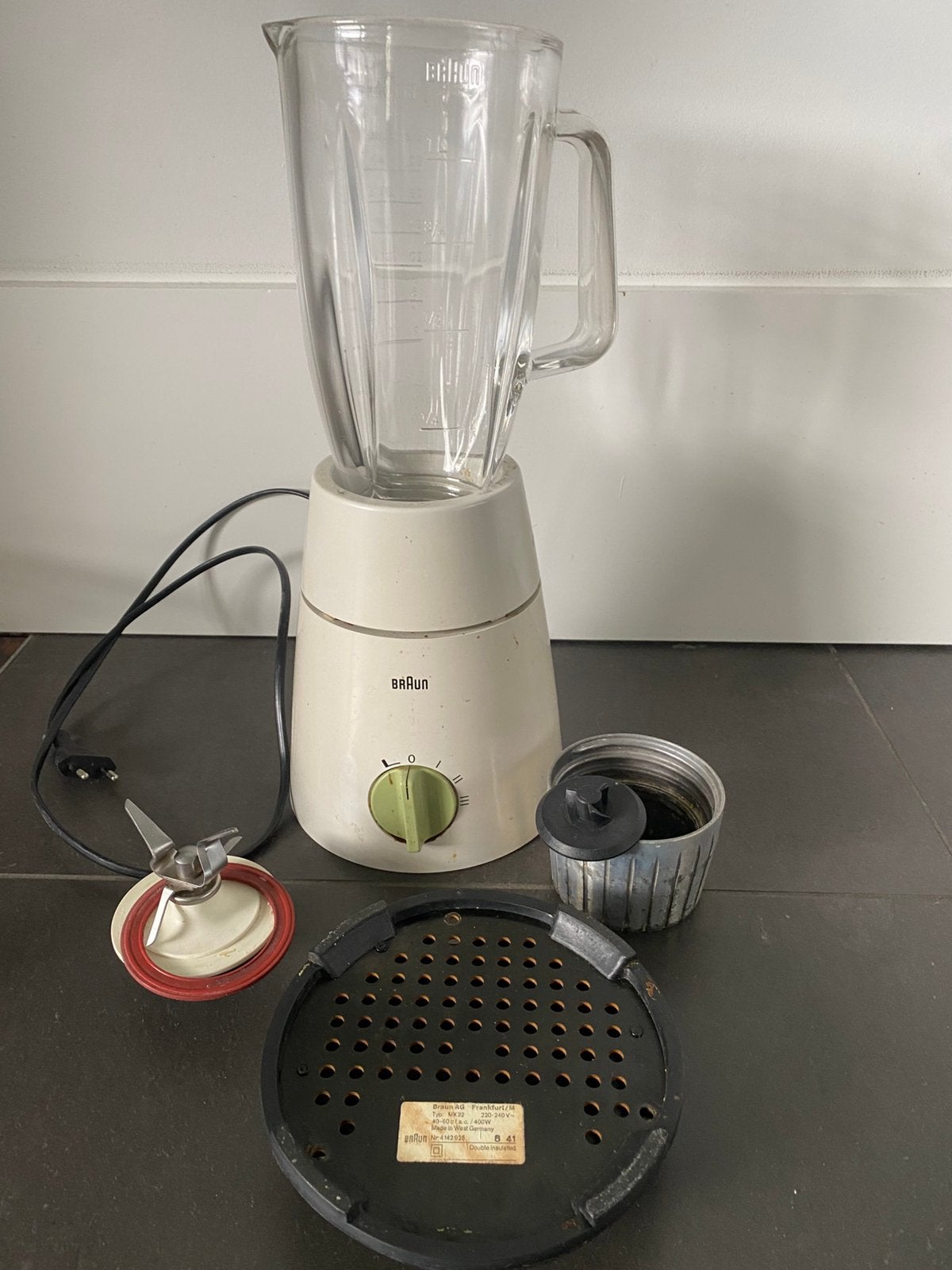 Braun Blender MX32 onderdelen, Ophalen of Verzenden, Niet werkend, Blender