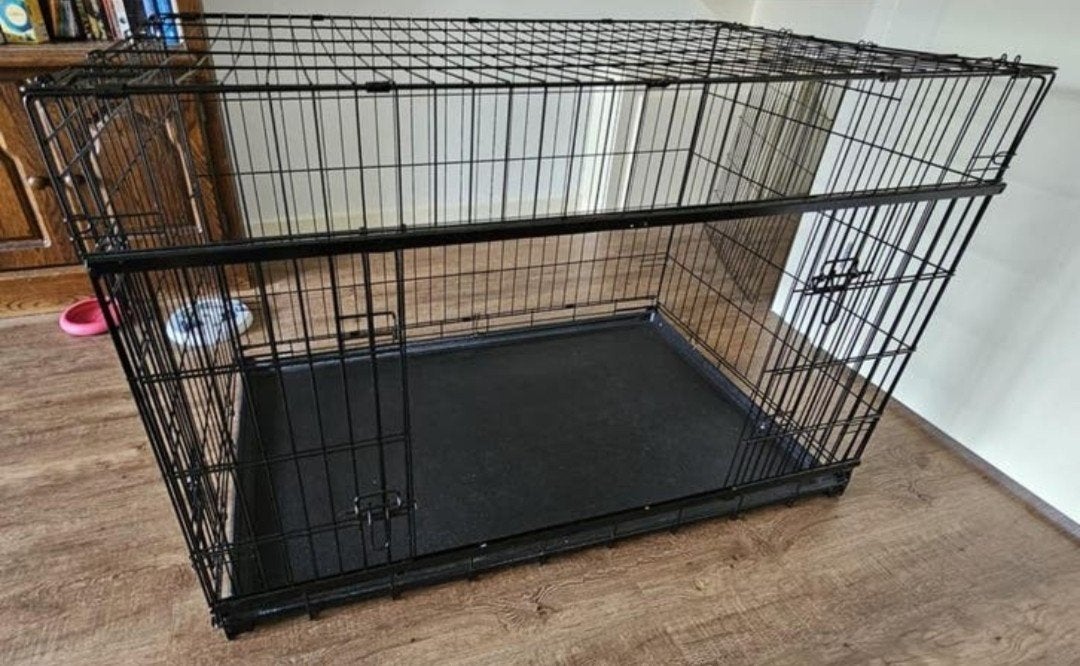 Hondenbench Duvo Ninja -  incl schuifdeur/divider- 107x71x79, Ophalen, Zo goed als nieuw