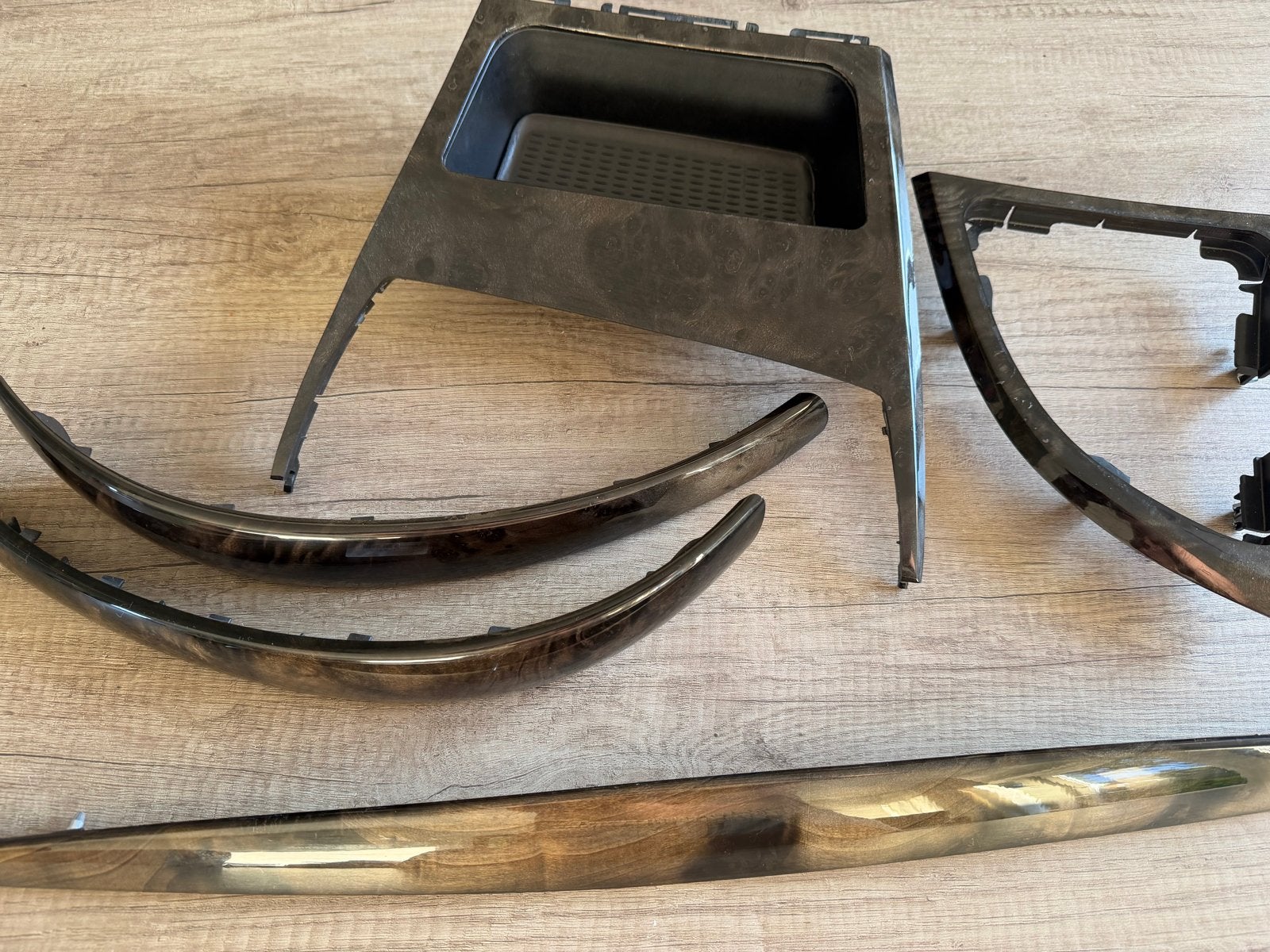 Interieur lijsten e81/e82/e87/e88 walnoot hout, Auto-onderdelen, Ophalen of Verzenden, Gebruikt, BMW