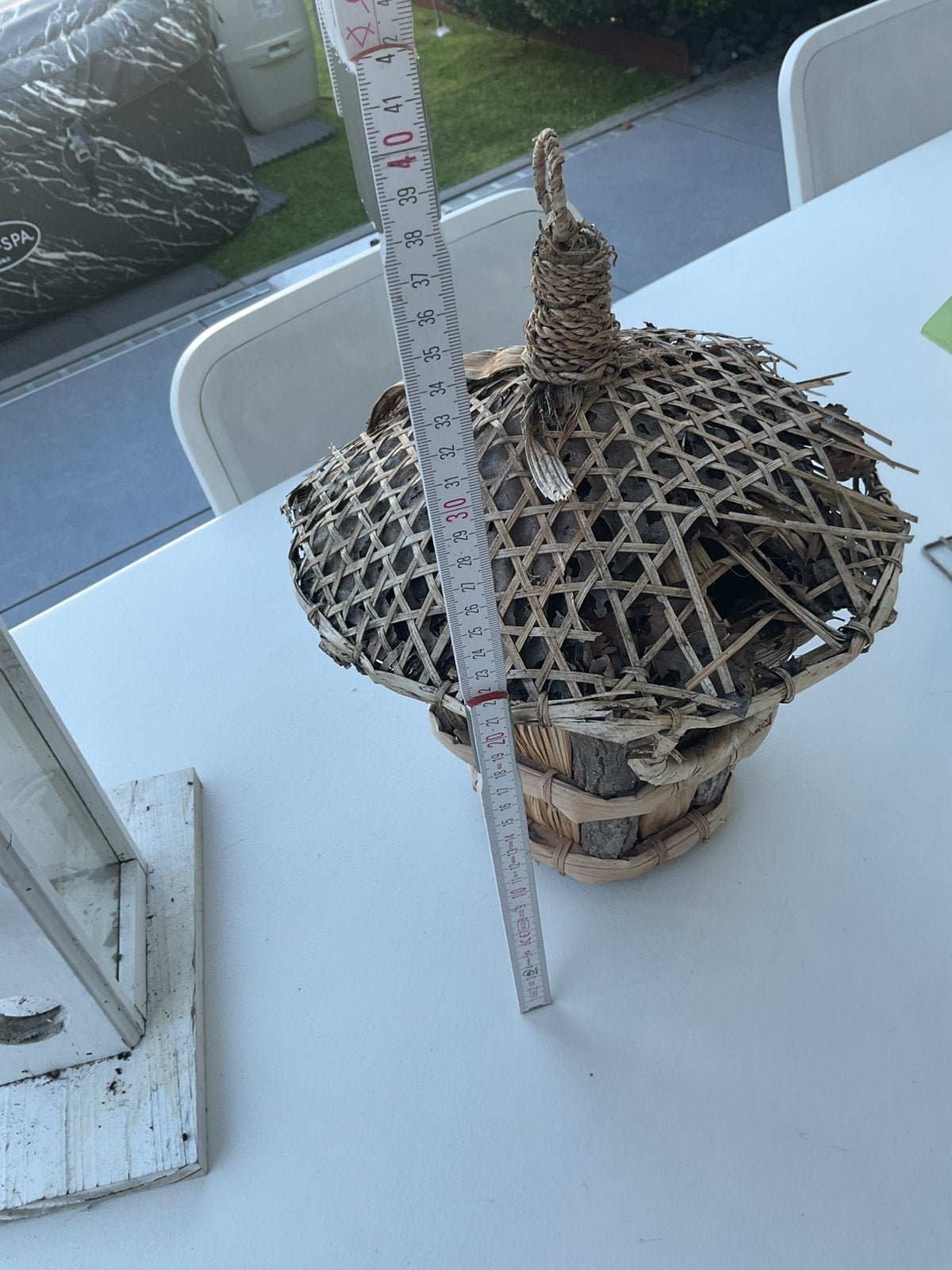 Gratis oosters chinees japans vogelhuisje, Tuin en Terras, Ophalen, Gebruikt