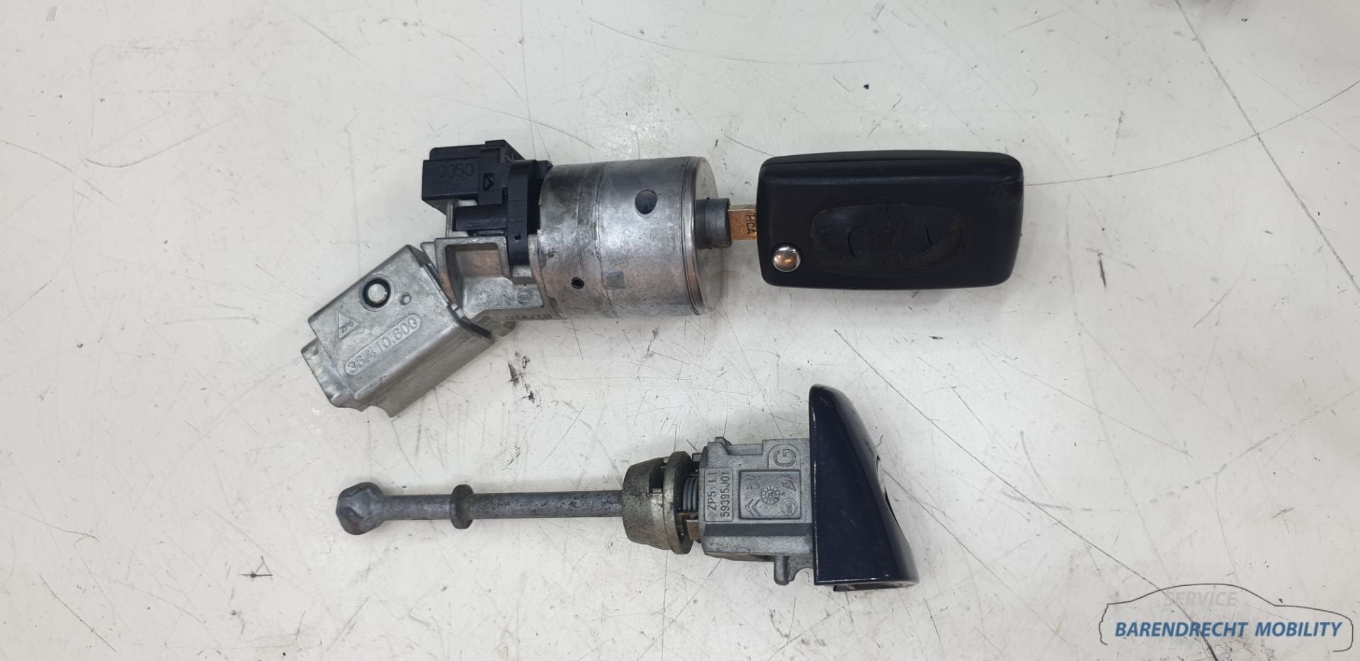 Contactslot sleutel deurslot Peugeot 207 59395J01 cilinder o