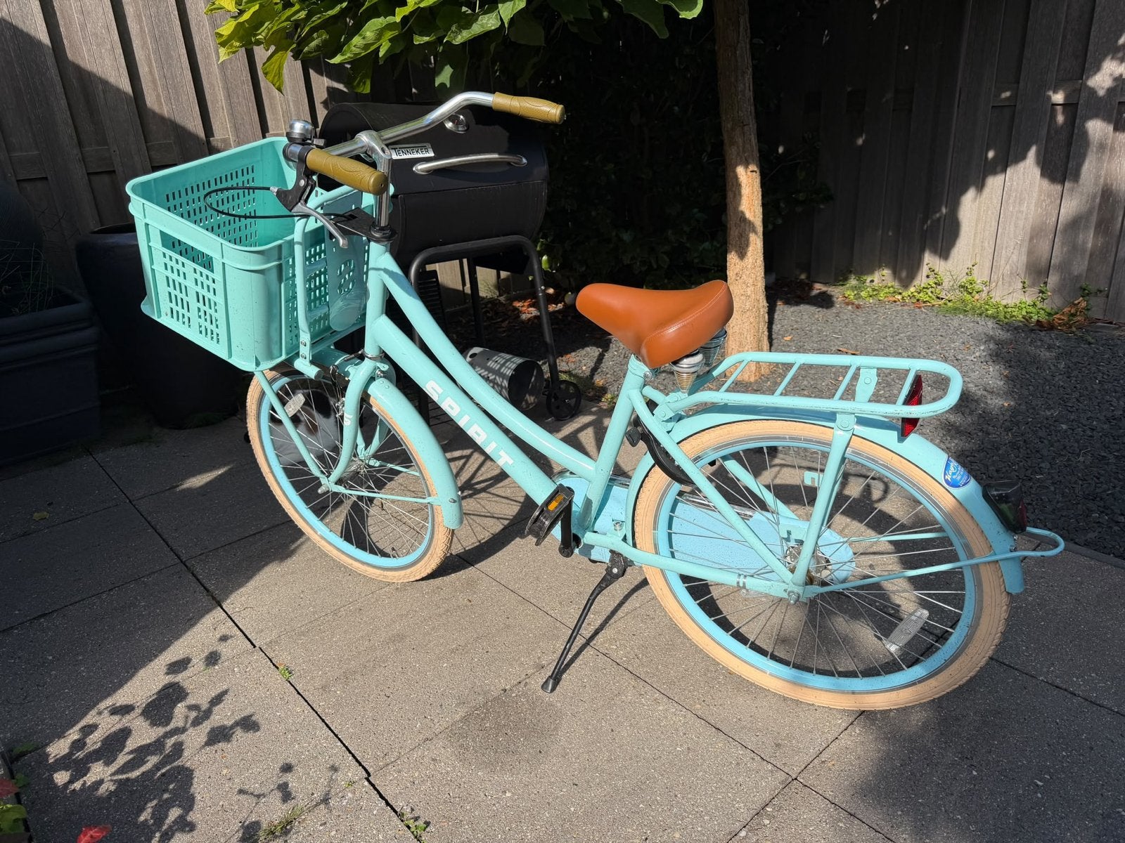 Spirit Cargo Meisjesfiets 24 inch - Lichtblauw, Ophalen, Gebruikt