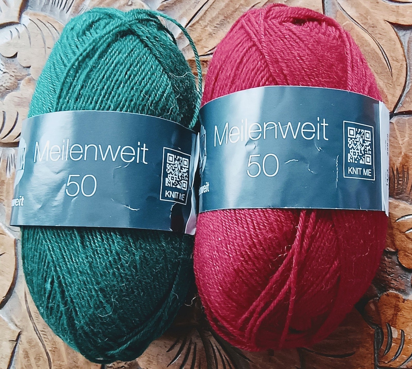 breiwol - sokkenwol - Lana Grossa Meilenweit 2x50gram, Ophalen of Verzenden, Zo goed als nieuw, Breien of Haken, Wol of Garen