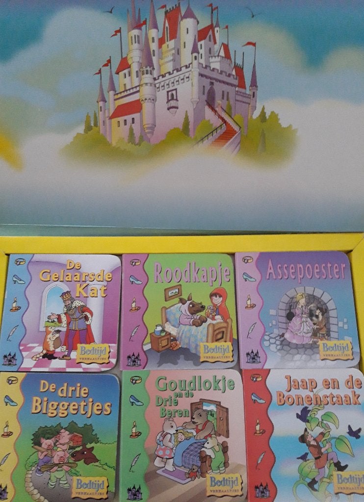 SPROOKJESSCHAT Bedtijd 6  boekjes klassieke sprookjes, Ophalen of Verzenden, Gelezen, 2 tot 3 jaar