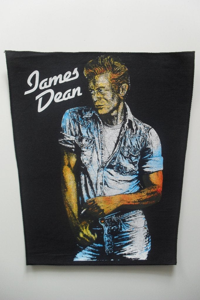 James Dean rebel without a cause Back patch backpatch, Ophalen of Verzenden, Zo goed als nieuw, Kleding