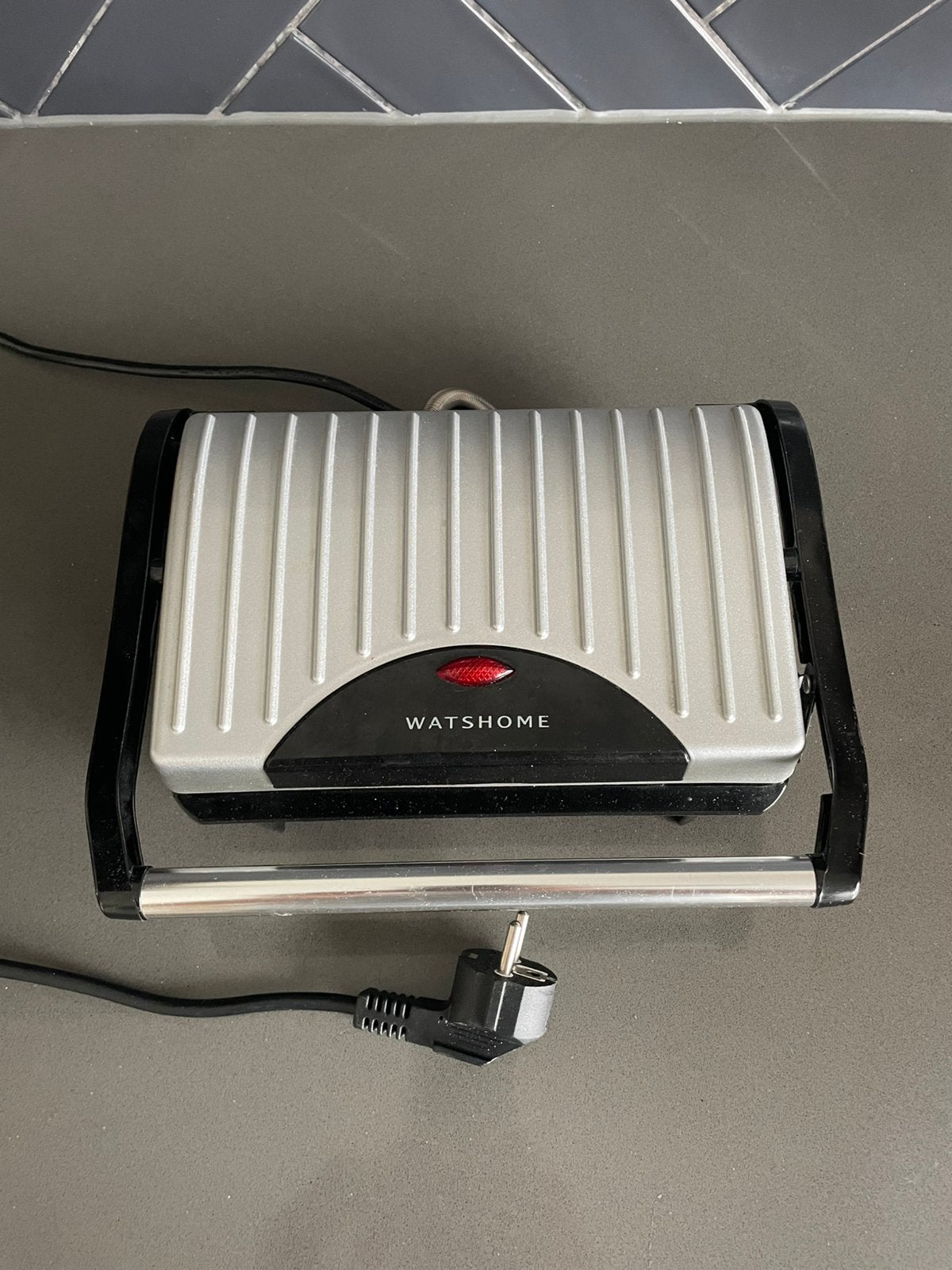 Watshome contactgrill, Witgoed en Apparatuur, Contactgrills, Ophalen of Verzenden, Gebruikt