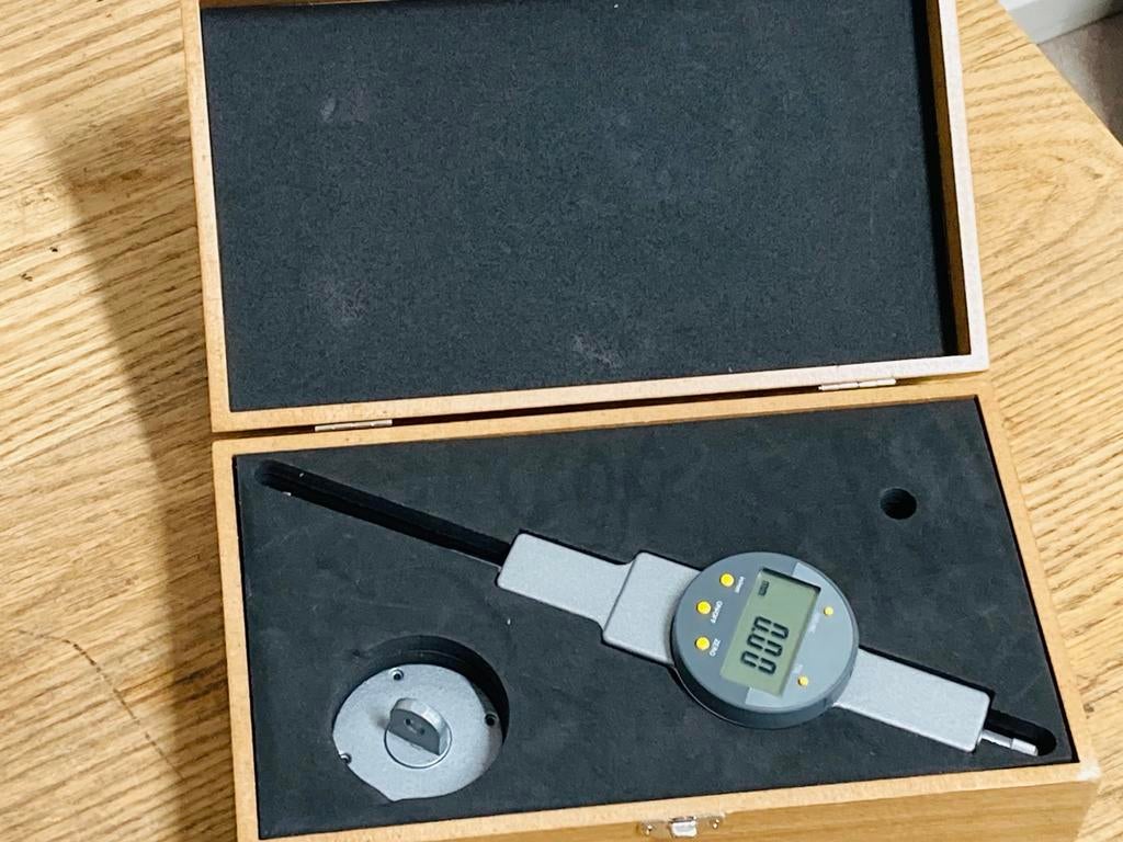 Digitale meetklok 0-50x0.01 mm draaibank freesbank, Ophalen of Verzenden, Zo goed als nieuw