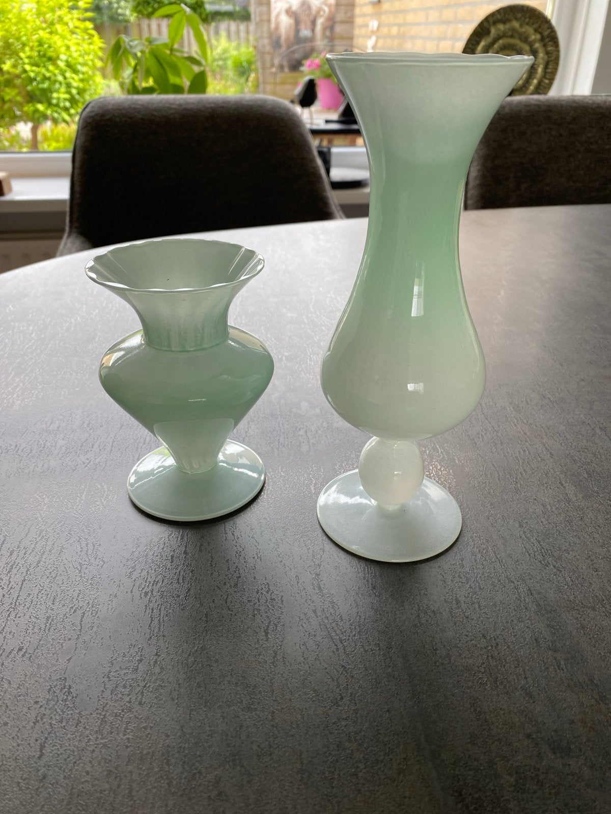 Set van 2 PTMD Collection Vazen - Groen Glas, Ophalen
