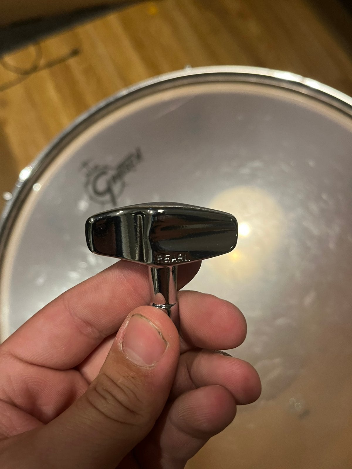 Tweede hans Pearl Target Series drumstel. + stemsleutel, Ophalen, Gebruikt, Pearl