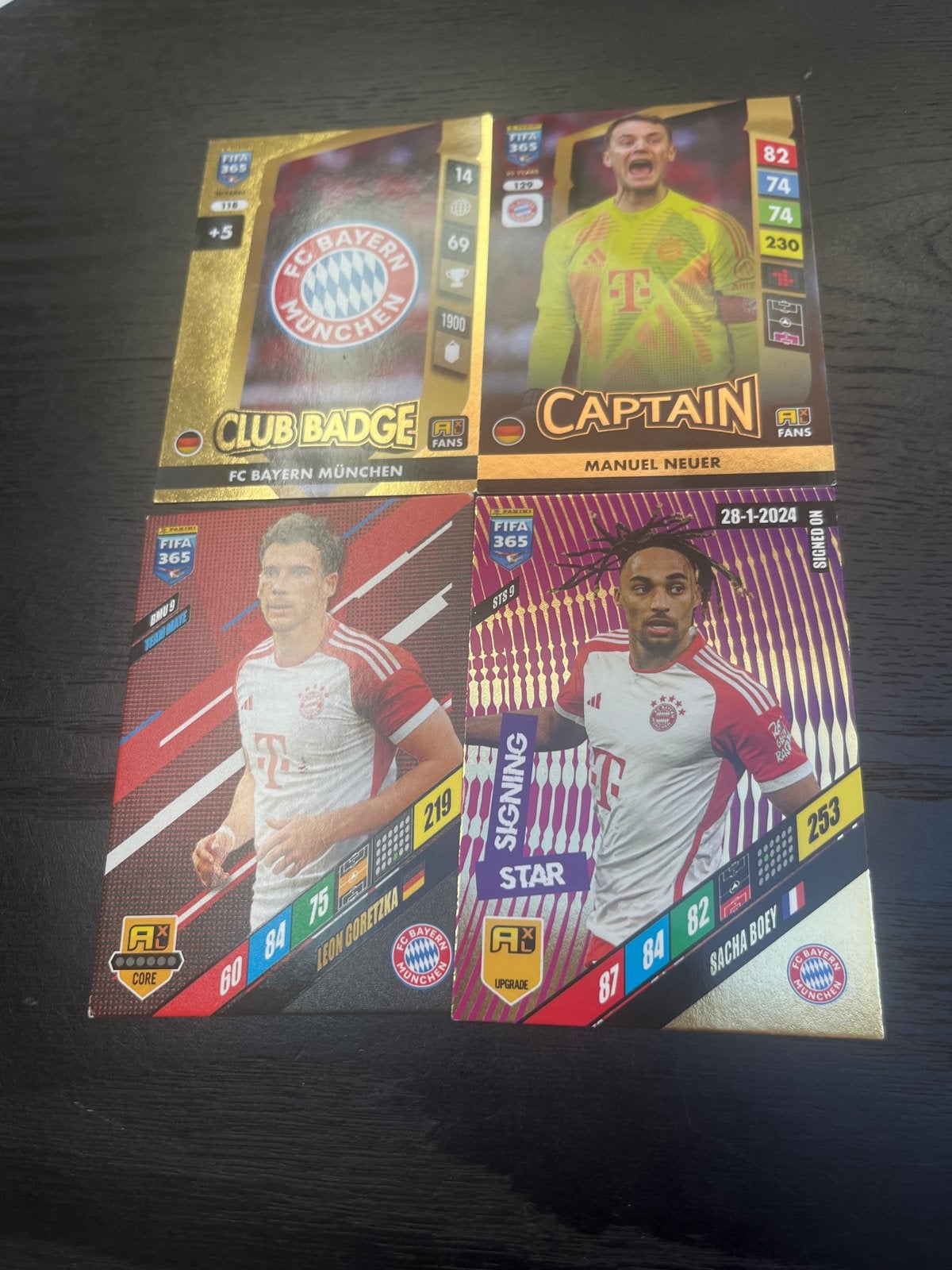 FIFA 365 Adrenalyn XL 2024 Kaarten - Bayern München, Ophalen of Verzenden, Nieuw, Buitenlandse clubs, Spelerskaart