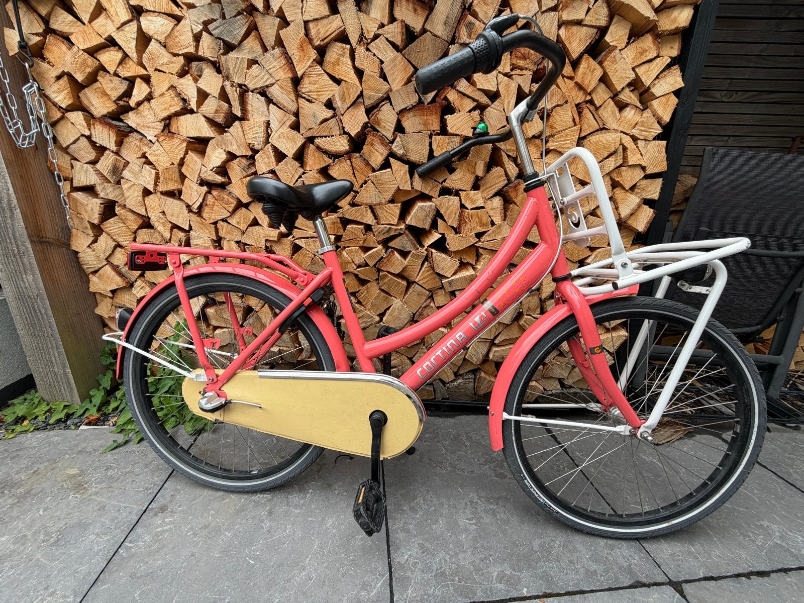 Cortina U4 Transportfiets Dames - Roze/Coral 24 inch, Ophalen, Terugtraprem, Versnellingen, Gebruikt