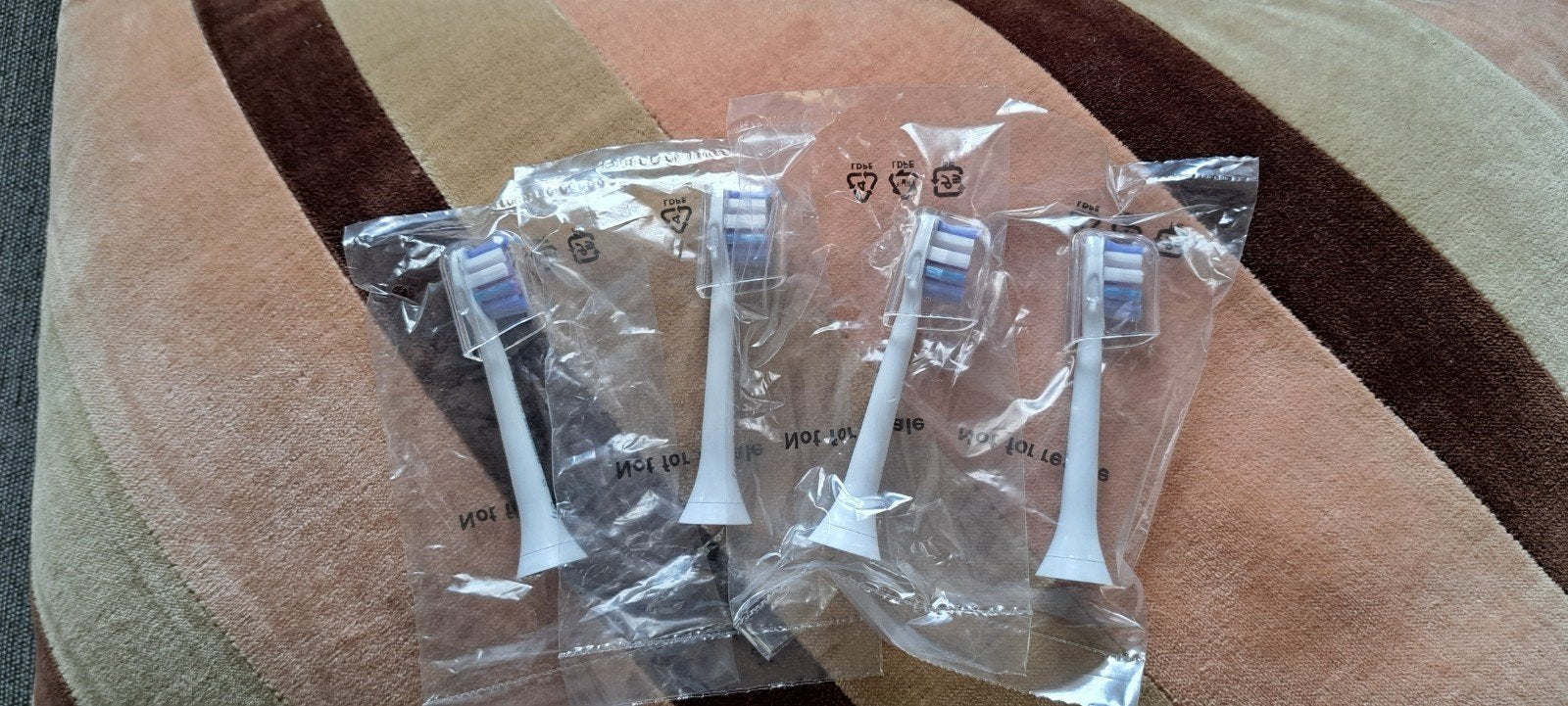 Set van 4 Originele Philips Sonicare opzetborstels S2, Ophalen of Verzenden, Nieuw, Opzetborstel