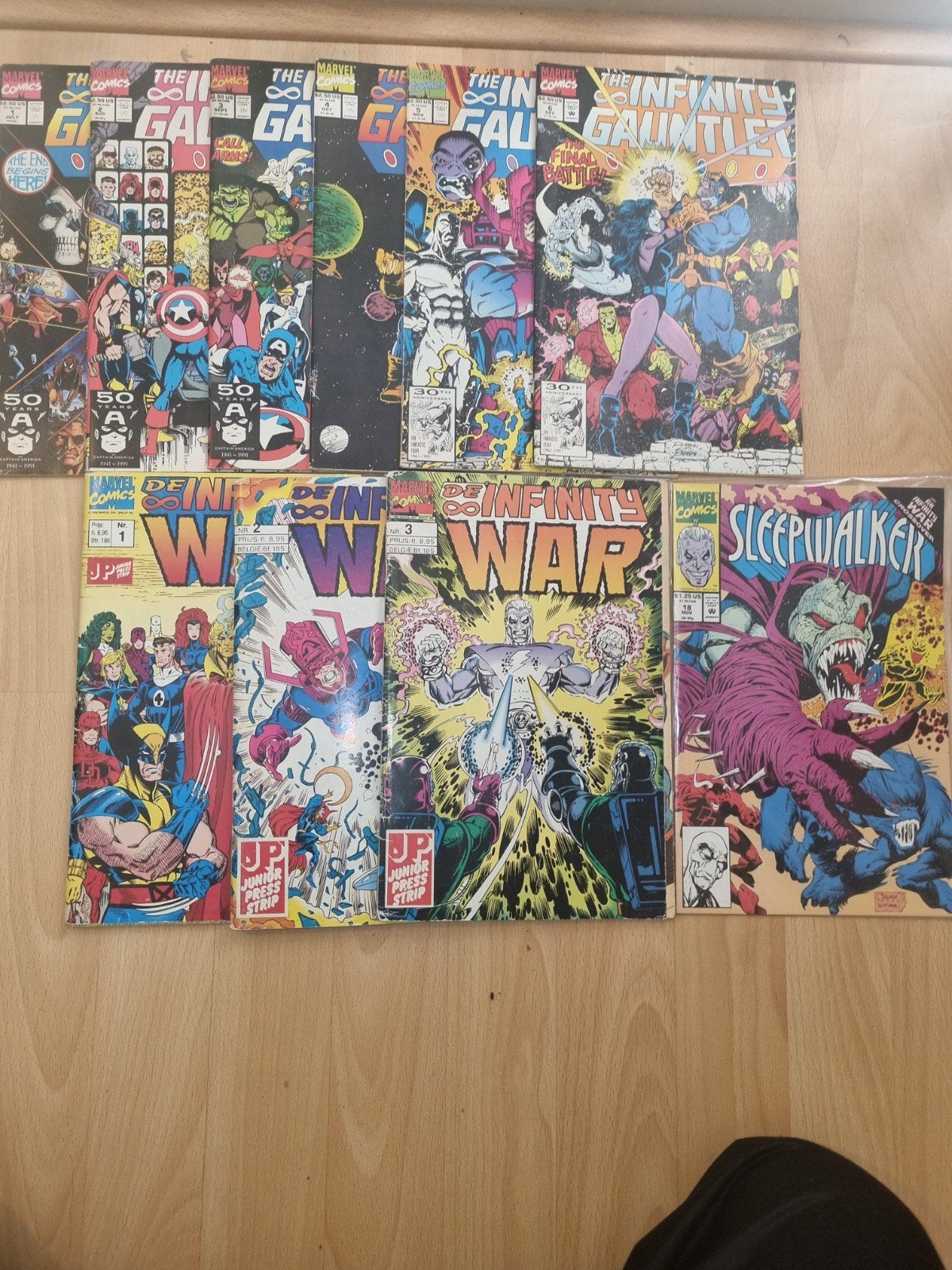 Marvel Comics: Infinity Gauntlet & Infinity War Collectie, Gelezen, Amerika, Jim Starlin, Ophalen of Verzenden